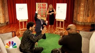 Pictionary with Jennifer Aniston Lenny Kravitz and CeeLo Green Part 2 [upl. by Annabella]