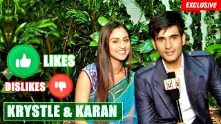 EXCLUSIVE Krystle DSouza amp Karan Tacker ON Their Likes amp Dislikes With Telly Tadka [upl. by Sakovich]