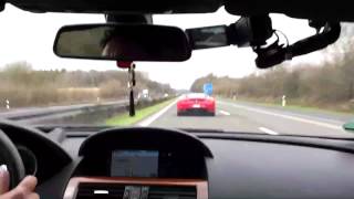 BMW M6 V10 G POWER vs Ferrari F430 [upl. by Dripps]