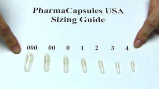 Capsule Sizing Chart Gelatin Capsule Size Guide [upl. by Htiffirg]