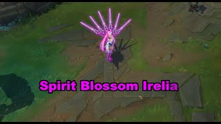 Spirit Blossom Irelia LoL Custom Skin [upl. by Atsillac]