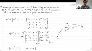 Solved Problems on Hermite Spline and Bezier Curve [upl. by Hillari155]