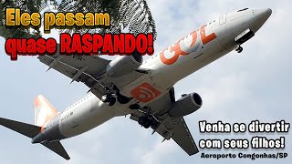 Ótimo LUGAR para ver Aviões Decolando e Pousando no Aeroporto de CongonhasSP [upl. by Mycah13]