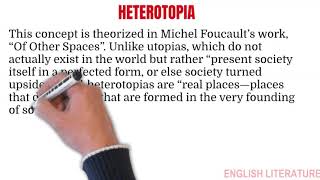 HETEROTOPIA  Michel Foucault [upl. by Hgielyk919]