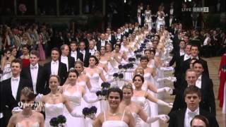 Polonaise debutants Opera Ball 2014 in Vienna [upl. by Doty]