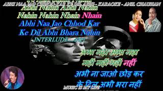 Kahin Door Jab Din Dhal Jaaye  Full Song Karaoke With Scrolling Lyrics Eng amp हिंदी [upl. by Hepsibah768]