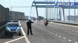 Polska Policja  Kontrole w sezonie motocyklowym [upl. by Airtina]