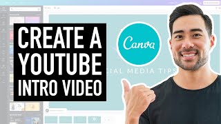 How To Make an Intro For YouTube Videos Free in Canva  How To Create a YouTube Intro [upl. by Christoper]