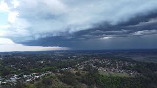 Lismore NSW Drone footage Storm Approach [upl. by Ocsecnarf]