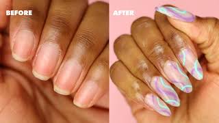 PressOn Nails with Builder Gel by SallyCrew AseaMae [upl. by Dee Dee]