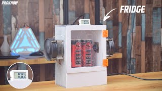 Making a Mini Refrigerator from Peltier DIY Homemade Fridge [upl. by Neral799]