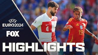 Spain vs Croatia Highlights  UEFA Euro 2024 [upl. by Peirsen]