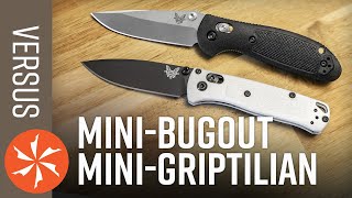 Compact EDC Clash Benchmade MiniBugout vs MiniGriptilian  KnifeCenter Reviews [upl. by Chipman450]