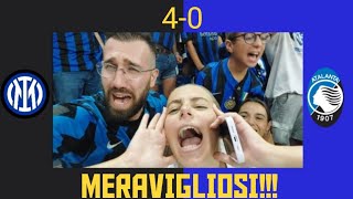 MERAVIGLIOSI INTERATALANTA 40 LIVE REACTION DA SAN SIRO [upl. by Mercola287]