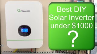 Growatt SPF3000TL 3000 watt 48v Solar Inverter Review [upl. by Nosille561]