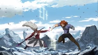 Fairy Tail Gildarts VS August Full Fight  Gildarts Clive VS August Dragneel Complete Fight [upl. by Eocsor]