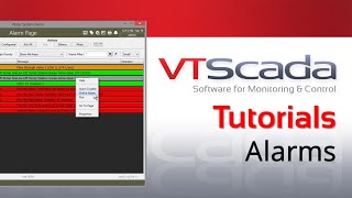 VTScada 11X Tutorials  Configuring Alarms [upl. by Nov]