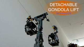 LEGO Detachable Gondola  Ski Lift [upl. by Ynohtnael437]