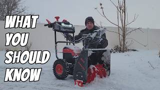 PowerSmart 80V 24in SelfPropelled Cordless Snow Blower Review [upl. by Gus]