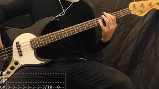 Nirvana  HeartShaped Box Bass Cover Tabs [upl. by Airtemad]