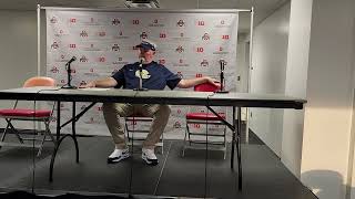 Joe Moorhead Ohio State postgame press conference [upl. by Attiuqahs]