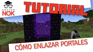 Tutorial Minecraft Cómo enlazar portales sigue funcionando en la 118 [upl. by Nauqan]