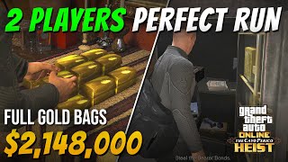 The Cayo Perico Heist 2 PLAYER Max Take 2148000 FULL GOLD [upl. by Airogerg]