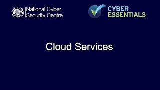 Cyber Essentials  Cloud Services [upl. by Gavrilla]