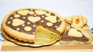 CROSTATA ALLA NUTELLA MORBIDA Ricetta facile con Nutella cremosa [upl. by Olgnaed359]