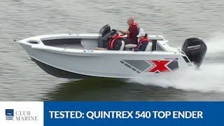 Quintrex 540 Top Ender Pro Boat Review  Club Marine TV [upl. by Anailli]