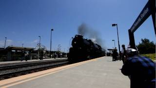 Santa Fe 484 Steam Locomotive 3751 High Speed Pass in 1080p [upl. by Draper638]