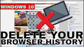 Delete Your Browsing History In Microsoft Edge In Windows 10 [upl. by Aramal]