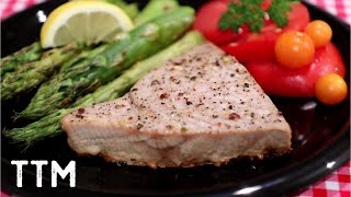 Baked Tuna Steak  Easy Cooking [upl. by Oza]