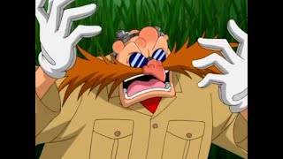 Sonic X Comparison Dr Eggman Screams After Getting Bitten By Insects Japanese VS English [upl. by Ayikin]