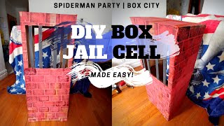 DIY Cardboard Box Jail Cell  SIMPLE [upl. by Kind456]