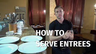 How to serve food and interact with guests  Restaurant server training [upl. by Wing]