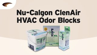 ClenAir HVAC Odor Blocks from NuCalgon [upl. by Rubliw286]