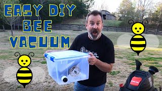 HOW TO Make a Bee Vacuum  Quick and Easy [upl. by Levona]