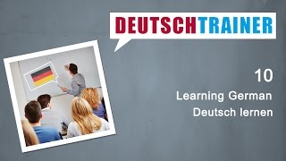 German for beginners A1A2  Deutschtrainer Learning German [upl. by Eliades825]