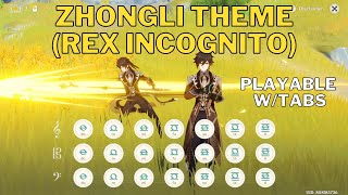 NEW RITUAL FOR ZHONGLI Playable Zhongli Theme with Windsong Lyre  Genshin Impact [upl. by Pylle]