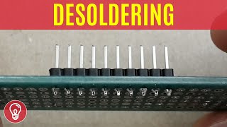 Soldering and Desoldering Pin Headers [upl. by Herv936]