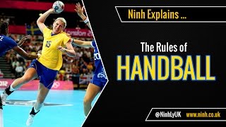 The Rules of Handball Team Handball or Olympic Handball  EXPLAINED [upl. by Dahc]