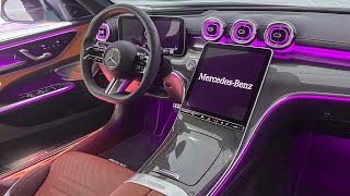 ALL NEW 2022 Mercedes Benz CClass INTERIOR First Full Interior View W206 CClass [upl. by Roanne]