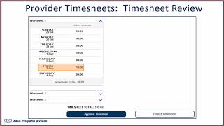 Approving Timesheets [upl. by Eenhpad415]