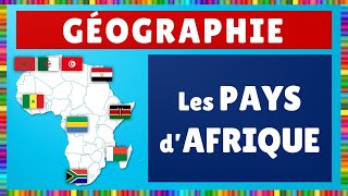 Geographie Les Pays dAfrique [upl. by Noteloc]