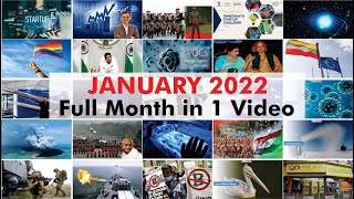 January 2022  Full Month Current Affairs Revision  GK Today Monthly Current Affairs [upl. by Dickie656]