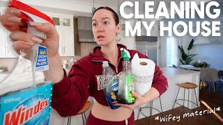 Cleaning my ENTIRE House Vlogmas Day 13 [upl. by Neetsirk]