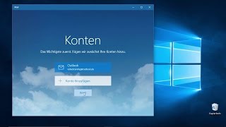 Ein EMailKonto einrichten  Auszug aus Windows 10 – Der verständliche Videolernkurs [upl. by Westfall]