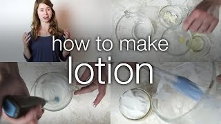 How to Make a Basic DIY Lotion from scratch  Humblebee amp Me [upl. by Maryn178]