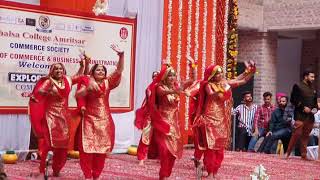 Khalsa clg amritsar bhangra [upl. by Brennan250]